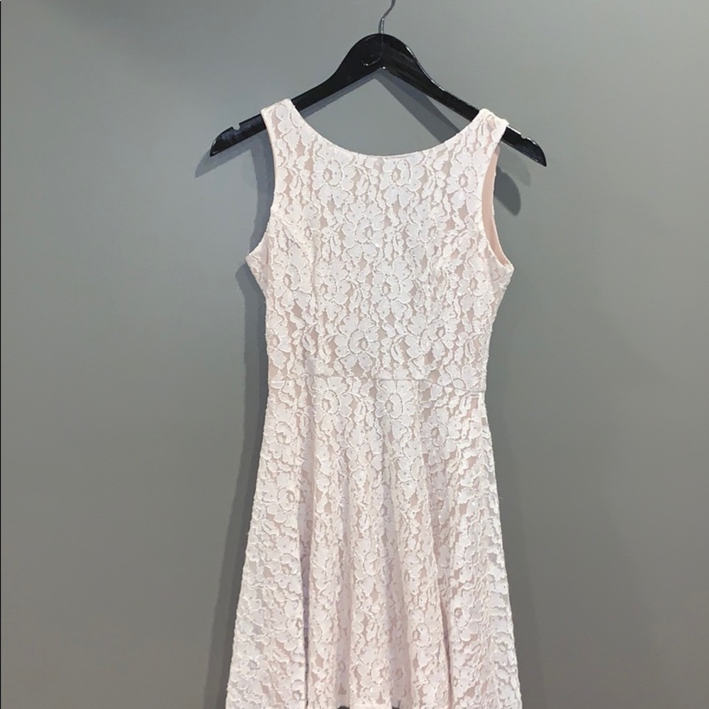 Von Maur Pink Lace Dress
